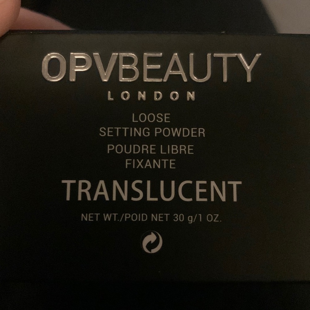 OPVBeauty London Translucent Loose Setting Powder NIB